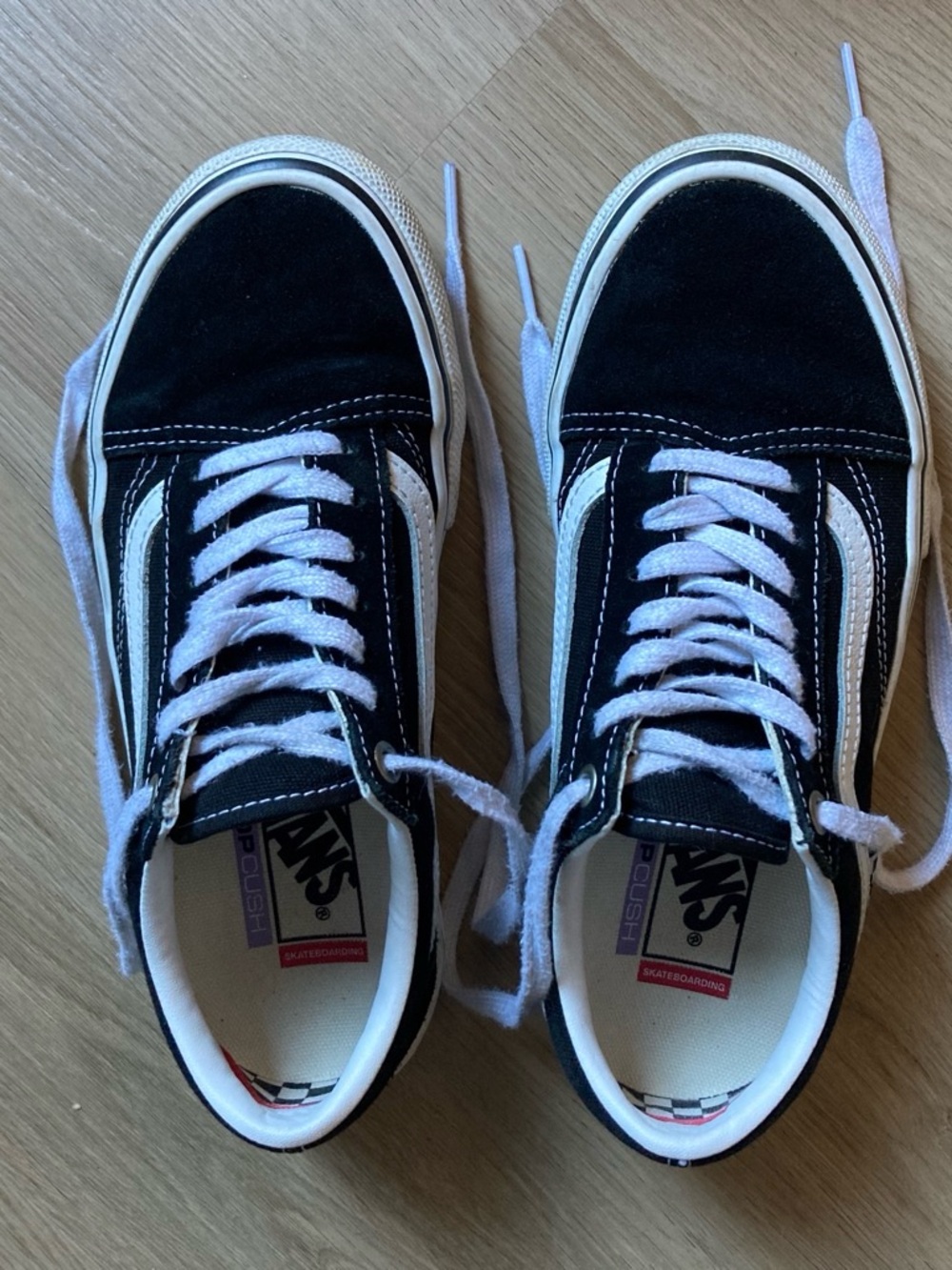 Vans Black & White Classic Low-Top Skate Sneakers
